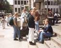 In front of Cologne cathedral